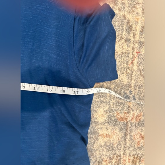 J Jill women's Size M short sleeve Teal Color Pull On Shirt Dress Button Detail - Picture 10 of 10